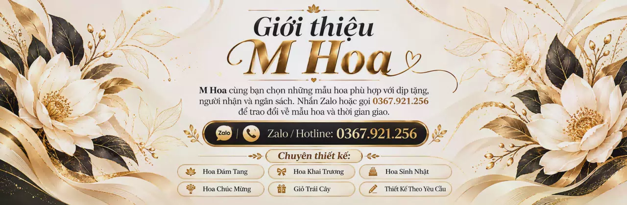 Ảnh bìa Shop hoa tươi Xã Minh Tân Ninh Bình - Tư vấn mẫu hoa hợp ngân sách